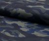 Dunkelblau~;grau Hochwertig Baumwolle PU-Leder Stoff Camouflage